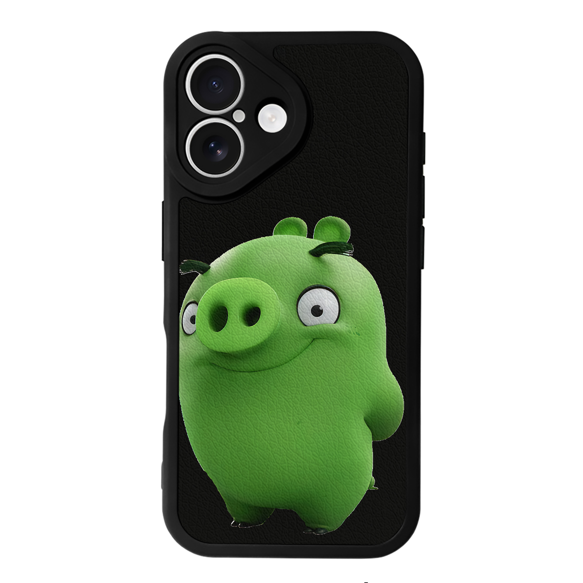（画像用） Angry Birds アングリーバード 【iPhone 16シリーズ対応】シリコンスマホケース（レザー調） 材質：シリコン